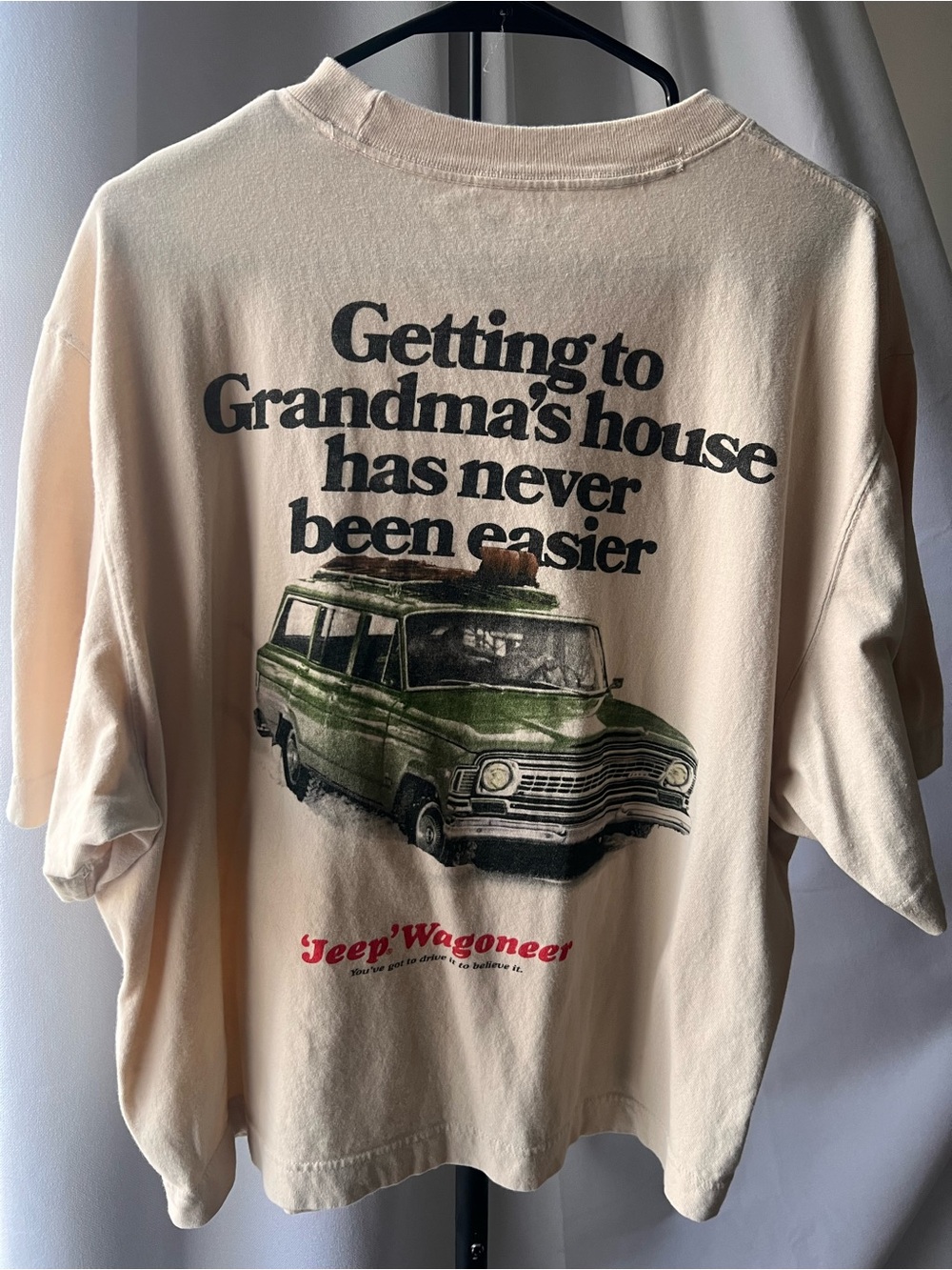 Abercrombie and fitch jeep graphic tee cropped